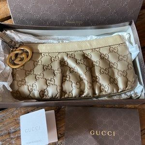 Authentic Gucci wristlet